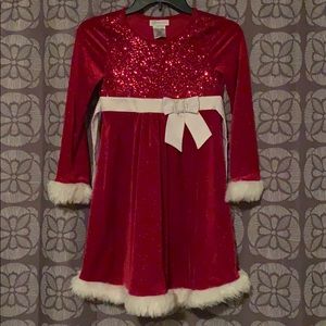 Girls Santa dress size 10